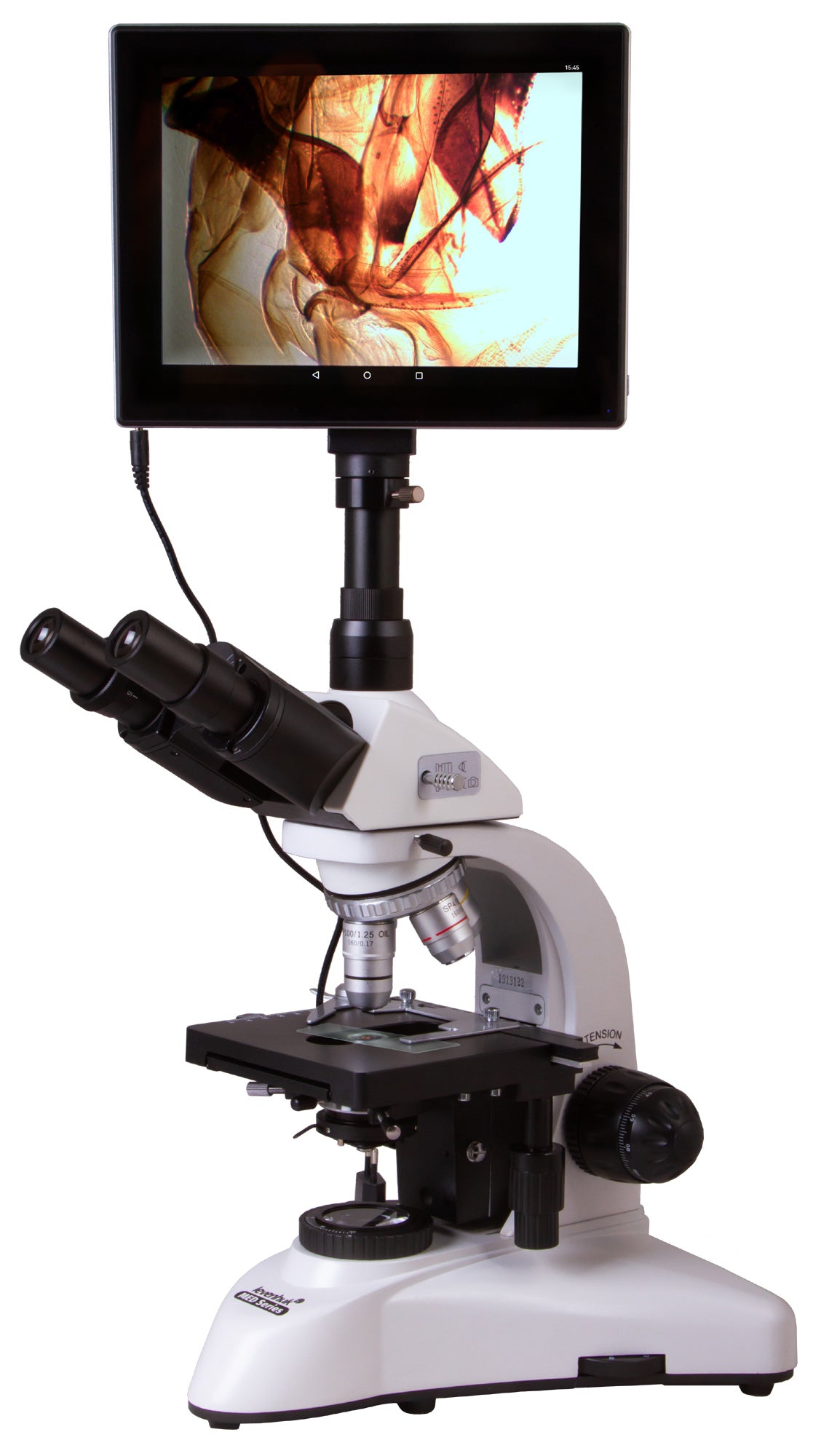 Microscopio trinocular digital Levenhuk MED D20T LCD – Visión Nocturna y  Térmica