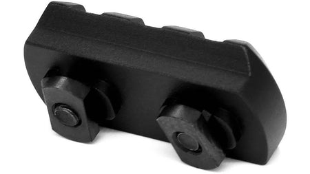 Carril WARNE M-LOK 3 ranuras - negro