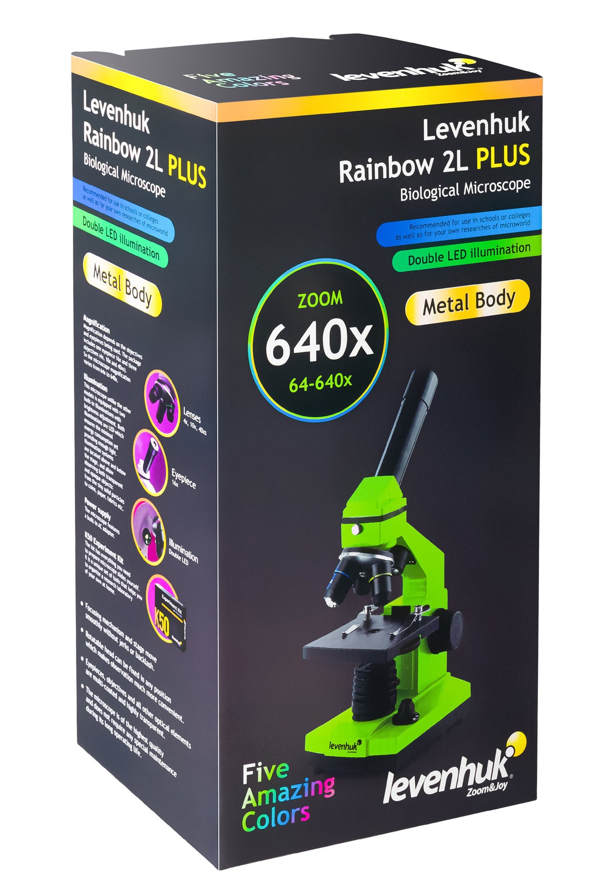 Microscopio Levenhuk Rainbow 2L PLUS