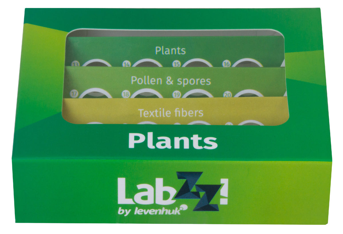 Set de preparaciones Levenhuk LabZZ P12: plantas