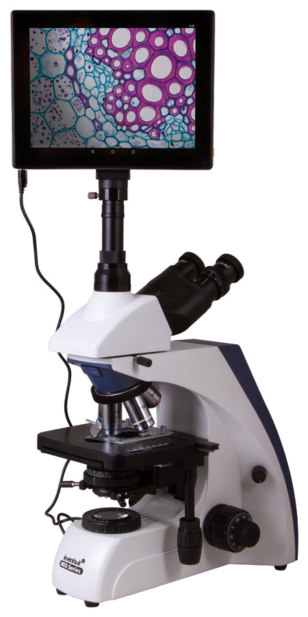 Microscopio trinocular digital Levenhuk MED D35T LCD