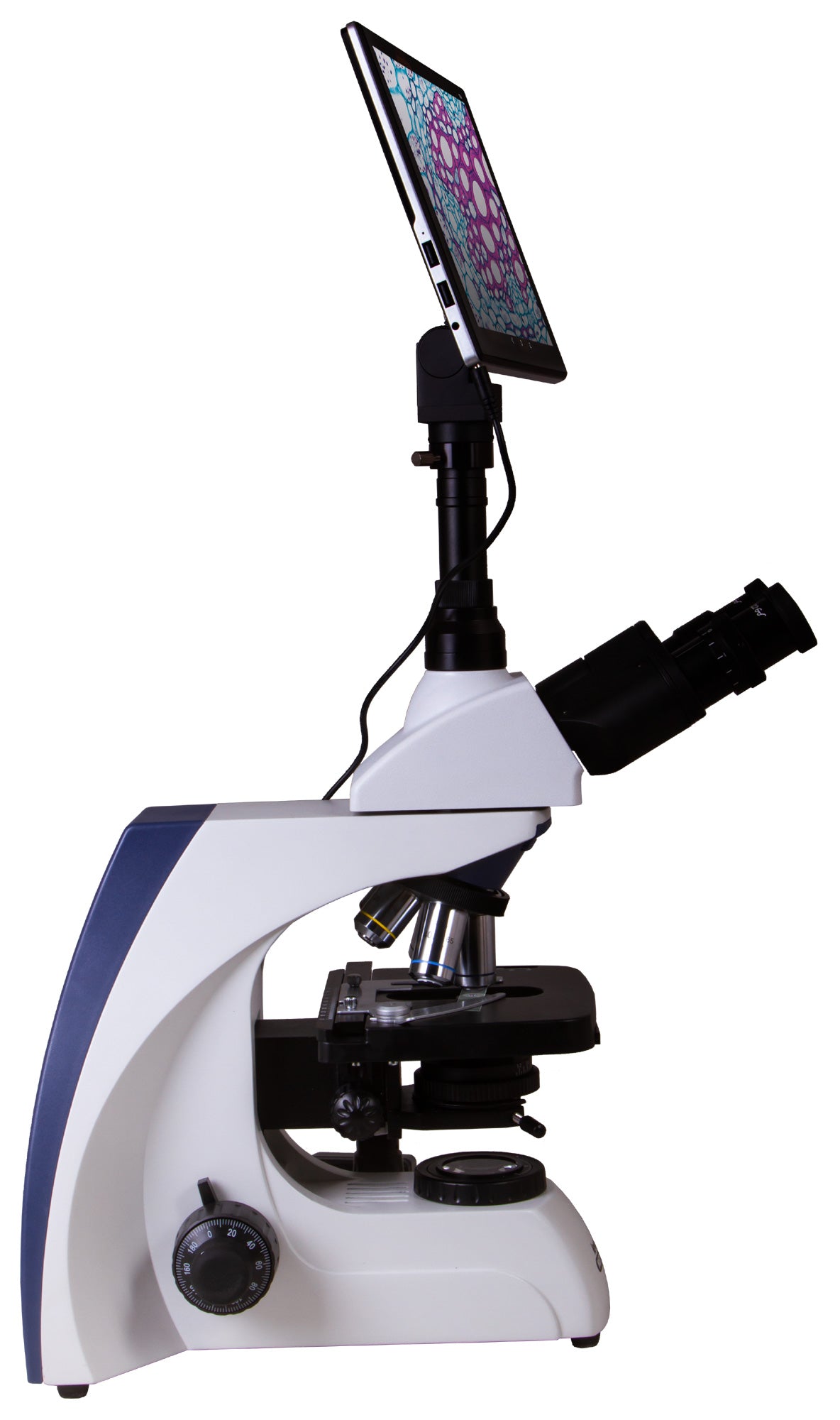 Microscopio trinocular digital Levenhuk MED D35T LCD