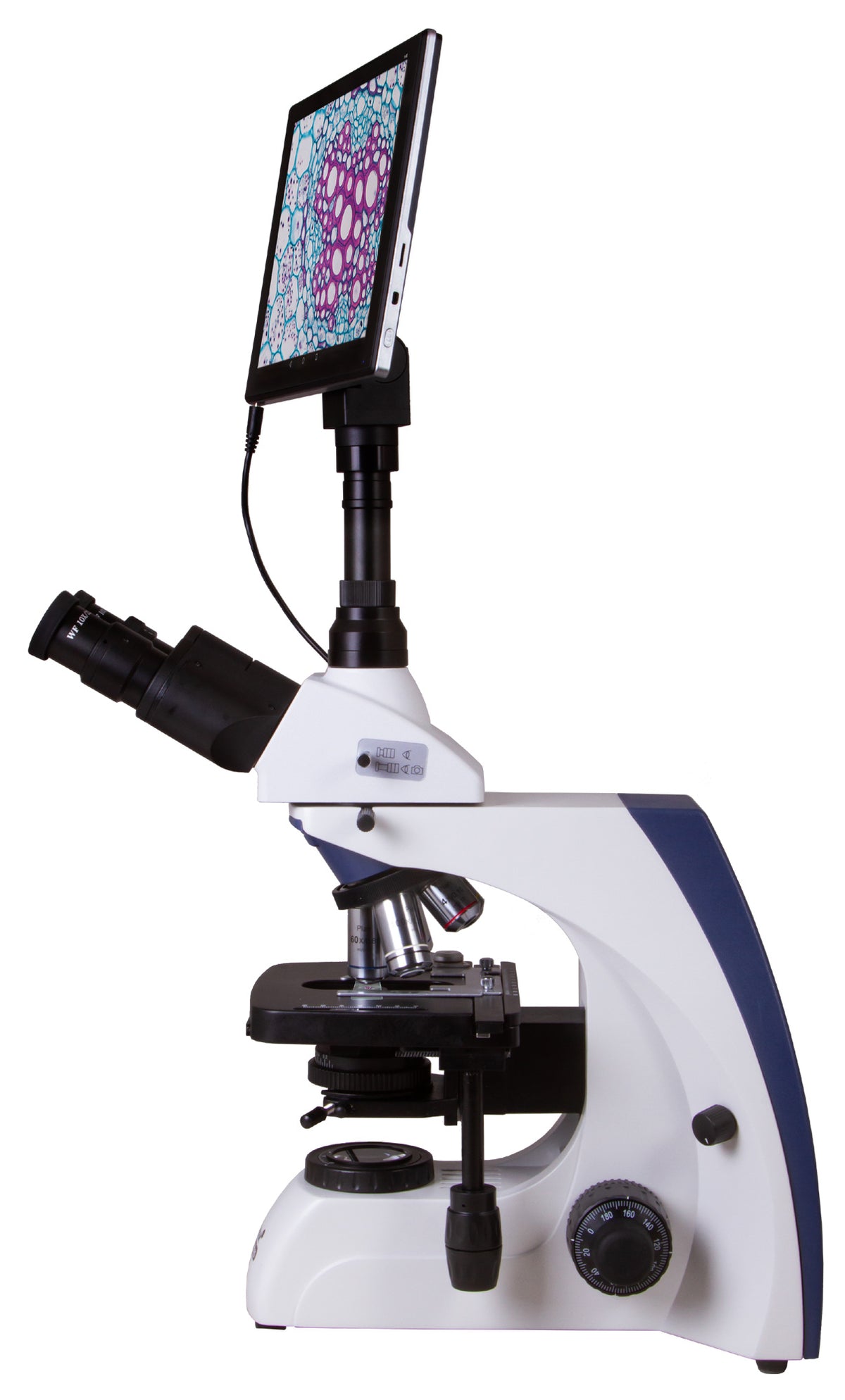 Microscopio trinocular digital Levenhuk MED D35T LCD