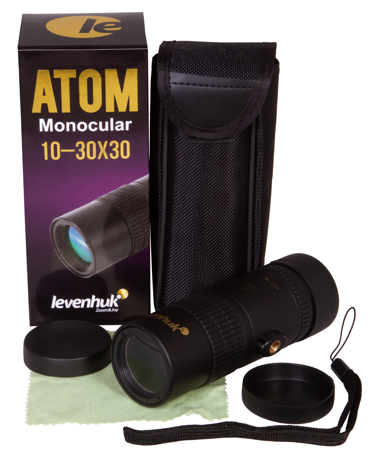 Monocular Levenhuk Atom 10–30x30