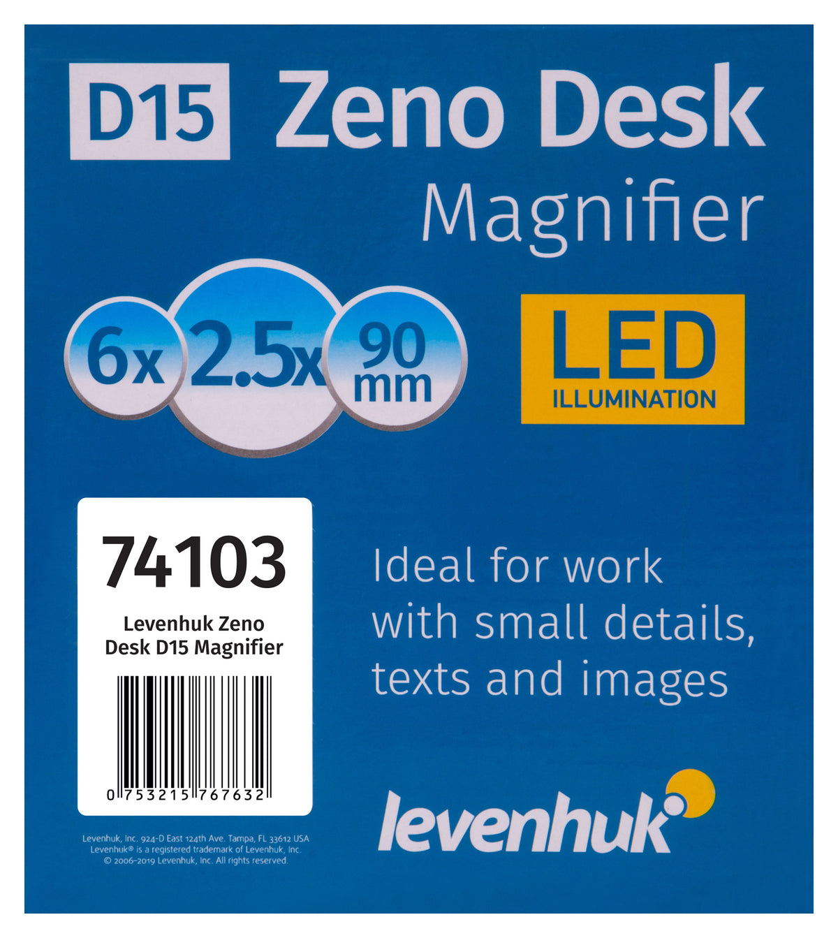 Lupa Levenhuk Zeno Desk D15