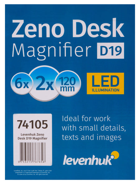 Lupa Levenhuk Zeno Desk D19