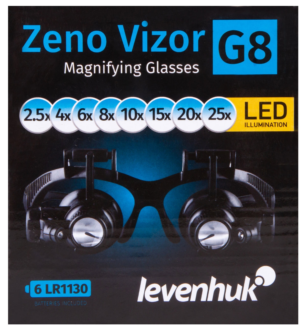 Gafas lupa Levenhuk Zeno Vizor G8