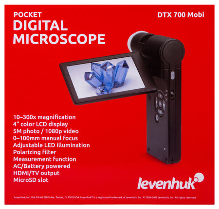 Microscopio digital Levenhuk DTX 700 Mobi