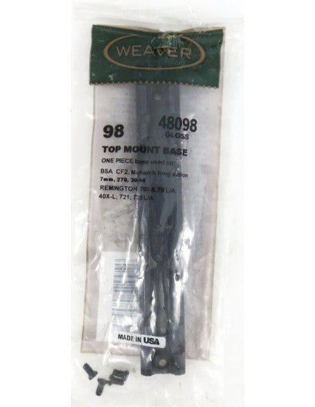 Base WEAVER Top Mount 98 - REM 700 LA