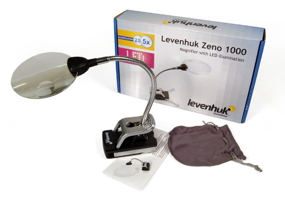 Lupa Levenhuk Zeno 1000 LED, 2,5/5x, 88/21 mm