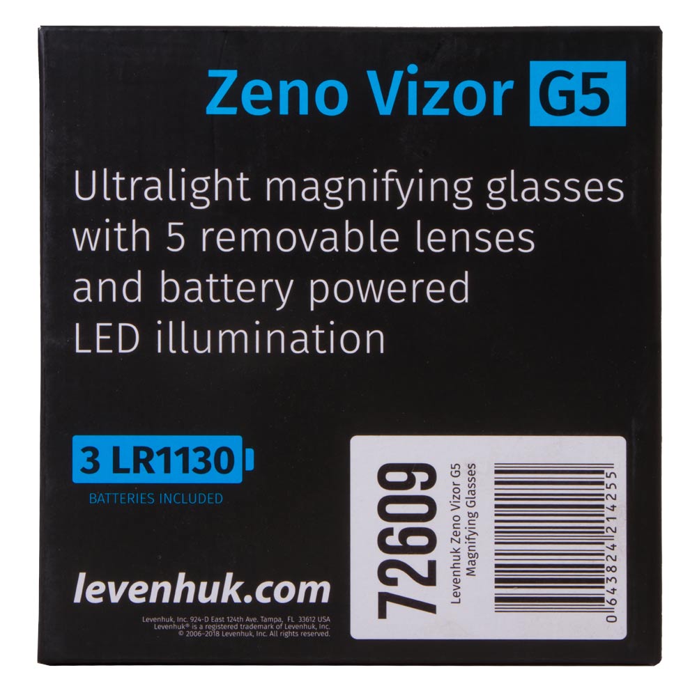 Gafas lupa Levenhuk Zeno Vizor G5