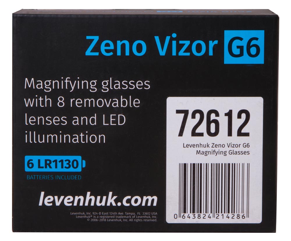 Gafas lupa Levenhuk Zeno Vizor G6